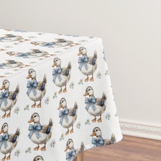 ブルーフローライースターダック テーブルクロス (インサイチュ)