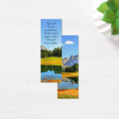 ブルーフローラエレガントスピリチュアル聖句 (デスク)