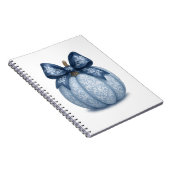 ブルーフローラカボチャ ノートブック (右側)