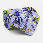 ブルーフローラガーデンネックタイ ネクタイ (ロール)