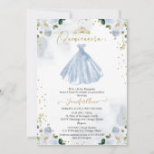 ブルーフローラキンセアニェラ招待状バイリンガル 招待状 (裏面)