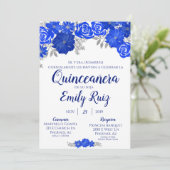 ブルーフローラキンセアニラ招待状インスペインの 招待状 (スタンド正面)