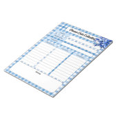 ブルーフローラギンガム_疾患データ収集 ノートパッド (アングル)