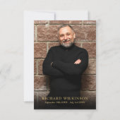 ブルーフローラクリスチャンお祝いの生活写真 サンキューカード (裏面)