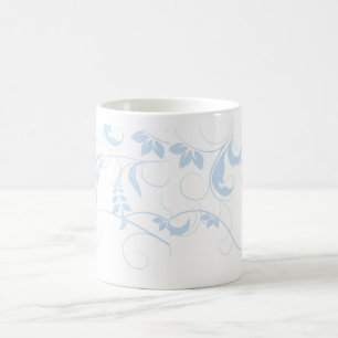 ブルーフローラコーヒーマグ コーヒーマグカップ