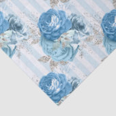 ブルーフローラシリーズデザイン11 薄葉紙 (詳細)