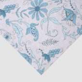 ブルーフローラシリーズデザイン7 薄葉紙 (詳細)