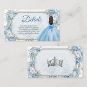 ブルーフローラシルバークラウンキンセニェラ詳細 エンクロージャーカード (正面/裏面)