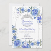 ブルーフローラシルバーティアラ王女キンセアニェラ 招待状 (正面)