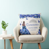 ブルーフローラシルバープリンセスティアラキンセアニェラ クッション (椅子)