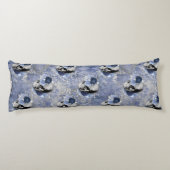 ブルーフローラスカルシリーズデザイン2 ボディピロー (裏面)