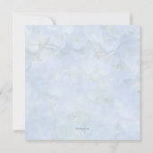 ブルーフローラスクエアリハーサルディナー招待状 招待状 (裏面)