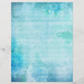 ブルーフローラスクラップブックエフェメラ (正面)