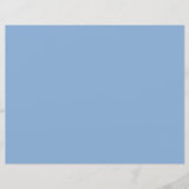 ブルーフローラスクラップブック紙 (裏面)