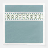 ブルーフローラストライププリント (正面)