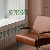 ブルーフローラセラミックタイルバイルイスFデイピルキングトン タイル