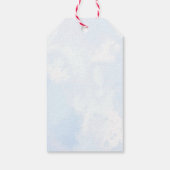 ブルーフローラゼブラ誕生日 ギフトタグ (裏面)