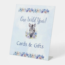 ブルーフローラゼブラ誕生日 台座サイン