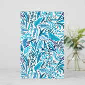 ブルーフローラソープラップ紙シート (スタンド正面)