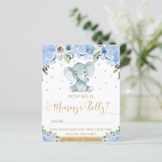 ブルーフローラゾウどのように大きいママの腹ゲーム (スタンド正面)