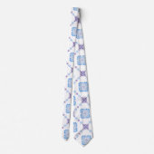 ブルーフローラタトレズヘナトベドレス ネクタイ (裏面)