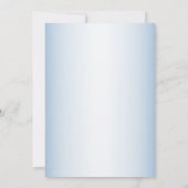 ブルーフローラダスティヴィンテージブライダルシャワーパーティー 招待状 (裏面)