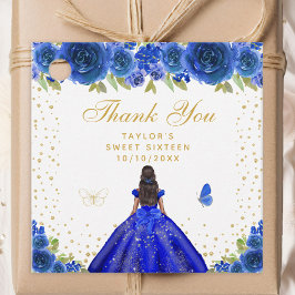 ブルーフローラダークスキンプリンセスSweet sixteen フェイバータグ