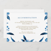 ブルーフローラチノ結婚イスリーの宿泊施設 エンクロージャーカード (正面/裏面)