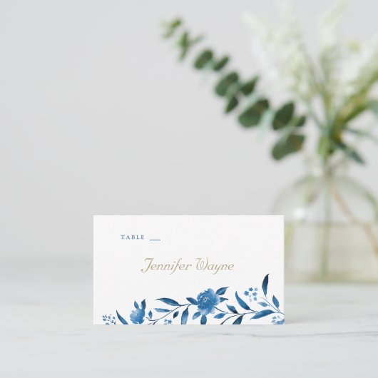 ブルーフローラチノ結婚イスリー座席表 プレイスカード (スタンド正面)