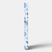 ブルーフローラデザインギフト娘 Case-Mate iPhoneケース (裏面 / 左)