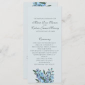 ブルーフローラデルフィニウム計画 プログラム (正面/裏面)