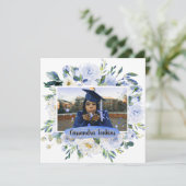 ブルーフローラバラ卒業パーティー発表 招待状 (スタンド正面)