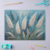 ブルーフローラパンパスグラス 薄葉紙 (クラフト)