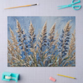 ブルーフローラパンパスグラス 薄葉紙 (クラフト)