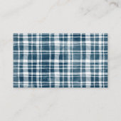 ブルーフローラパンプキンおむつラッフルチケット エンクロージャーカード (裏面)