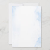 ブルーフローラファースト招待状 招待状 (裏面)