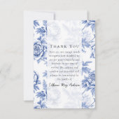 ブルーフローラフォト悔やみや弔慰葬儀記念館 サンキューカード (正面)