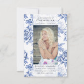 ブルーフローラフォト悔やみや弔慰葬儀記念館 サンキューカード (裏面)