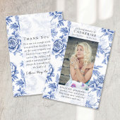 ブルーフローラフォト悔やみや弔慰葬儀記念館 サンキューカード