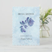 ブルーフローラブライダルシャワー 招待状 (スタンド正面)