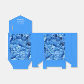 ブルーフローラブライドメイド フェイバーボックス (折り畳みなし)