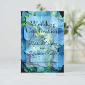 ブルーフローラブルーフラワーブルーアジサイ セーブザデート (スタンド正面)