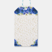 ブルーフローラブロンドヘアプリンセスSweet sixteen ギフトタグ (裏面)