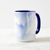 ブルーフローラプリントコーヒーマグ マグカップ (正面右)