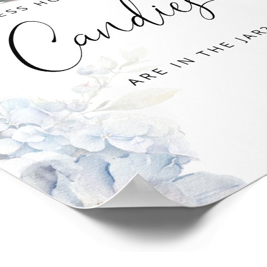 ブルーフローラベビーは、どれだけのキャンディを推測している ポスター (角)