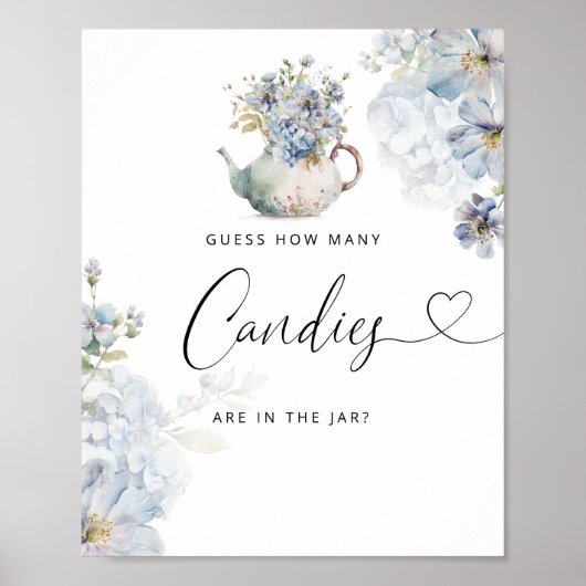 ブルーフローラベビーは、どれだけのキャンディを推測している ポスター (正面)