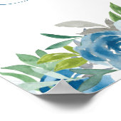 ブルーフローラボーイ洗礼ポスター ポスター (角)