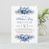 ブルーフローラマザーズデイブランチパーティー 招待状 (スタンド正面)