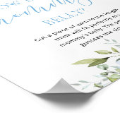 ブルーフローラママのベリーゲームはどれくらい大きい ポスター (角)