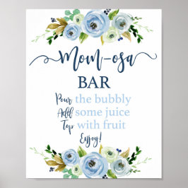 ブルーフローラマムオーサ徴候 ポスター